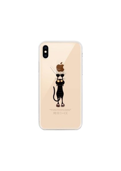 Apple iPhone 11 6.1 Için Kedi Kılıf Yumuşak Tasarım Karakterli