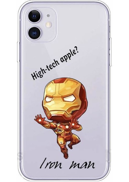 Apple iPhone Xs Max Için Ironman Kılıf Yumuşak ve Ince Tasarım Şeffaf