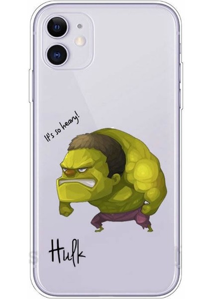 Apple iPhone Xs Max Için Hulk Kılıf Yumuşak ve Ince Tasarım Şeffaf