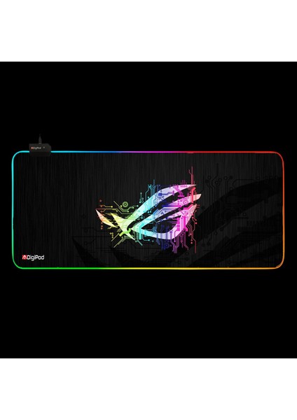 Rgb Oyuncu Mousepad Rgb Gaming Oyuncu Mouse Pad Kaymaz Taban 70 x 30 4mm Kalınlık