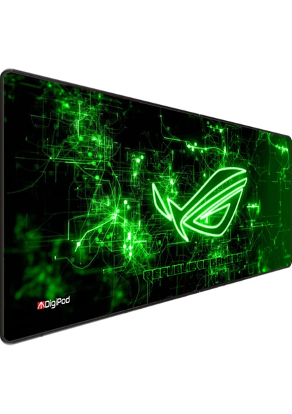 Gaming Mousepad Oyuncu Mouse Pad 90X40 Xxl Büyük Oyuncu Mousepad Kaymaz Taban Dikişli 4mm Kalınlık