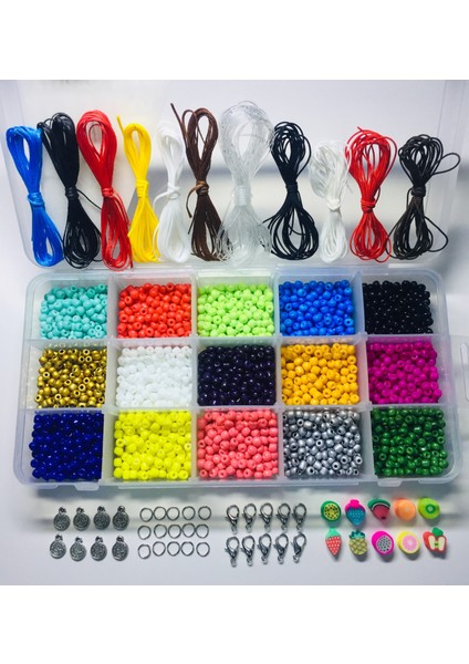 No:11 Fimo ve Kum Boncuklu 31 Çeşit Set