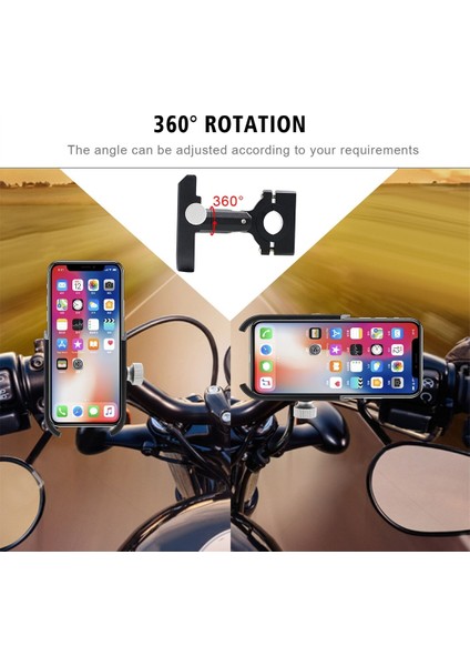 Motosiklet Basıncı Döküm Cep Telefonu Tutucu Braketi (Yurt Dışından) modelleri