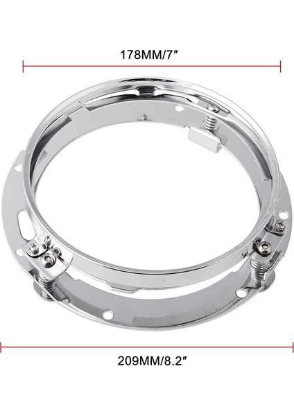 Harley Davidson Için Motosiklet 7 Inç Yuvarlak Far Yüzük Montaj Braketi (Yurt Dışından) fiyatları