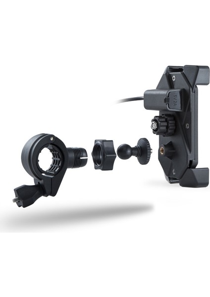 Motosiklet Cep Telefonu Şarj Standı USB Şarj Ile, 3.5-7 Inç Telefonlar Için Uygun (Yurt Dışından) fiyatları