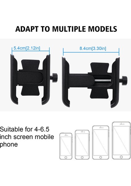 Zszh Motosiklet Alüminyum Alaşımlı Cep Telefonu Tutucu Braketi (Yurt Dışından)