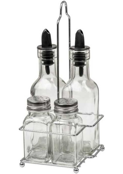 Yasemin 2 Yağlık 200 ml + 2 Tuzluk Set (Yst-04)