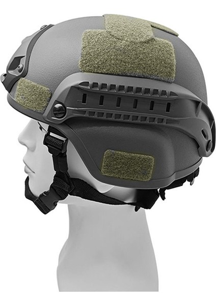 Koruyucu Kask Ayarlanabilir Abs Kask Yan Raylar Yeşil (Yurt Dışından)
