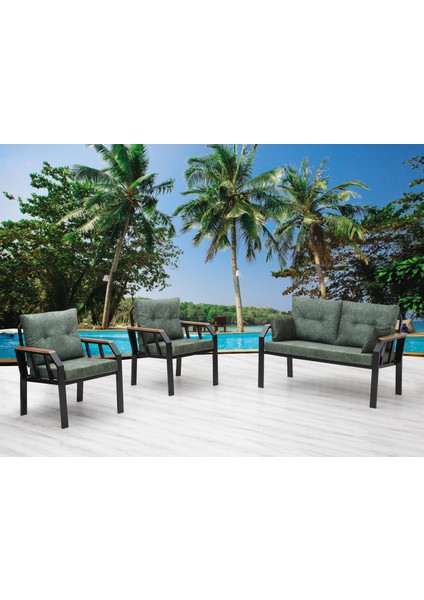 Bahçe Balkon Kafe Mobilyası 2+1+1 fiyatları