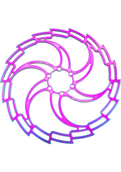 Bisiklet Disk Fren Rotor Katı 180/160 / Orta Kilit Fren Rotor Cıvata 203MM (Yurt Dışından)