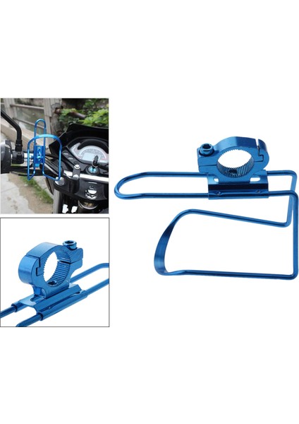Motosiklet Atv Bisiklet Gidon Içecek Kupası Tutucu Mavi (Yurt Dışından) modelleri
