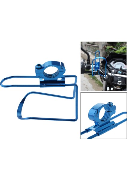 Motosiklet Atv Bisiklet Gidon Içecek Kupası Tutucu Mavi (Yurt Dışından) fırsatları