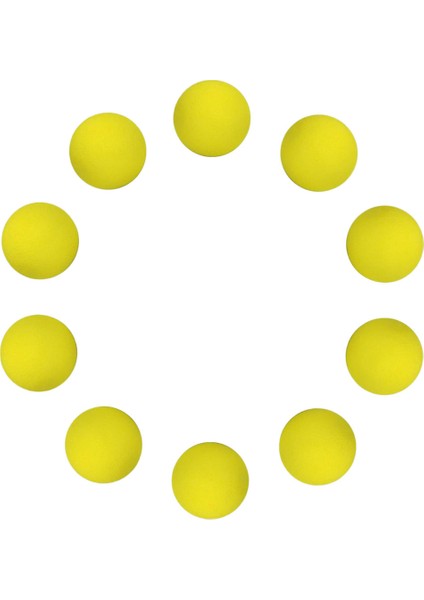 10 Parça Eva Köpük Golf Salıncak Egzersizleri Pratik Eğitim Topları Sarı (Yurt Dışından)