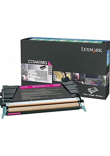 C734-C734A1MG Kırmızı Toner