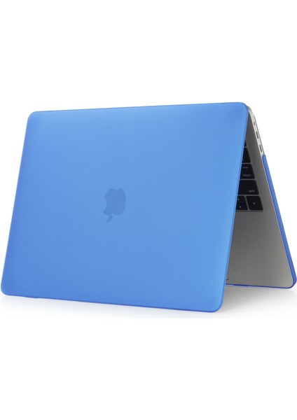 Apple MACBOOK Pro 13' 2020 A2159 A2289 A2251 Hardcase Kapak Kılıf - Mavi