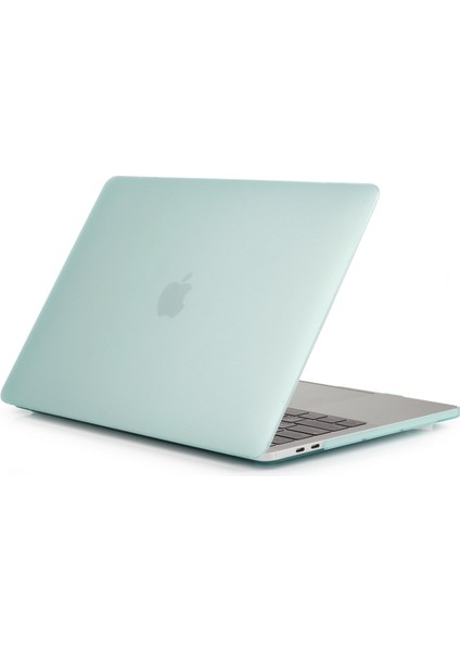 Apple MACBOOK Pro Retina 15.4 A1398 Hardcase Kapak Kılıf - Su Yeşili