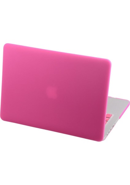 Apple MACBOOK Pro Retina 13.3 A1502 A1425 Hardcase Kapak Kılıf - Şeker Pembe