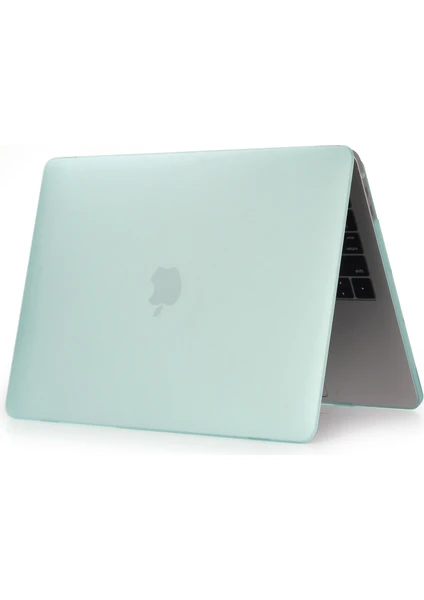 Apple MACBOOK Air 13.3 A1466 A1369 Hardcase Kapak Kılıf - Su Yeşili