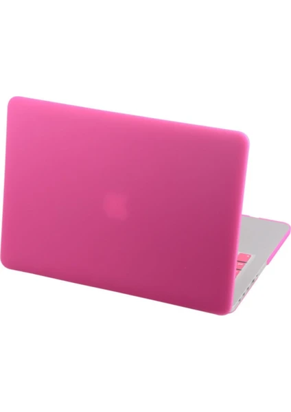 Apple MACBOOK Air 13.3 A1466 A1369 Hardcase Kapak Kılıf - Şeker Pembe