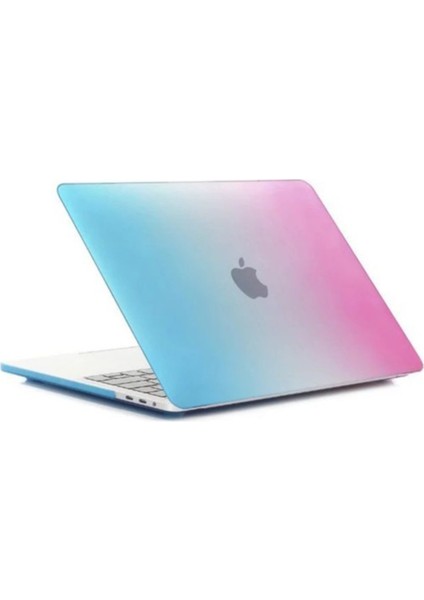 Apple MACBOOK Air 11.6 A1465 A1370 Hardcase Kapak Kılıf - Gökkuşağı