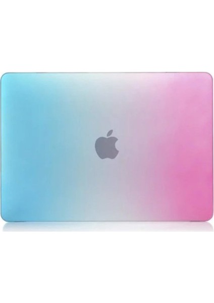 Apple MACBOOK Air 11.6 A1465 A1370 Hardcase Kapak Kılıf - Gökkuşağı