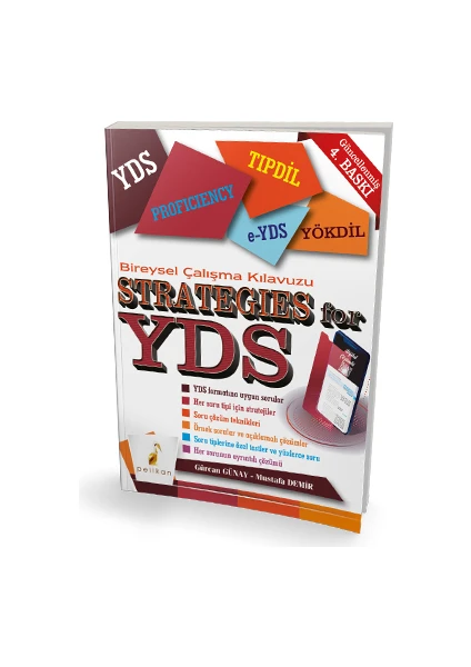 Pelikan Yayınları Strategies For YDS  Bireysel Çalışma Kılavuzu