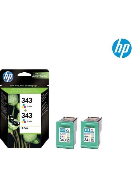 343-CB332EE Renkli Kartuş 2'li Paket