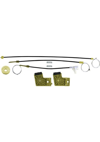 Octavıa Em Cam Kriko Teli Ön Bütün Ayaklı Sağ Set