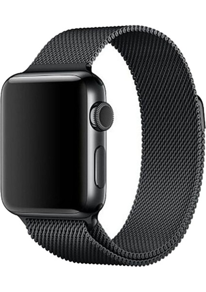 Apple Watch 2 3 4 5 6 Se Nike 38MM 40MM Uyumlu Kayış Milano Loop Metal Örgü Kordon