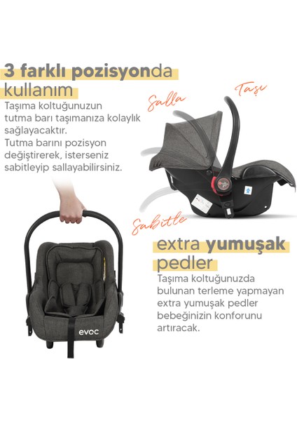 Evoc 5 In 1 Travel Bebek Arabası