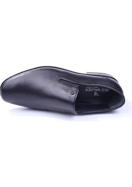 Diğer Red Walker 2277-3 Erkek Hakiki Deri Siyah Bağcıksız Klasik Ayakkabı fırsatları