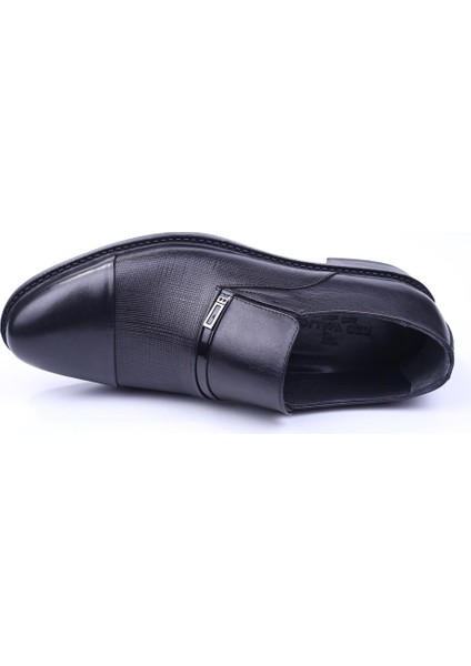 Diğer Red Walker 1697 Erkek Hakiki Deri Siyah Bağcıksız Klasik Ayakkabı fırsatları