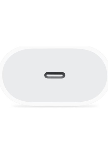 Apple iPhone Uyumlu 20W Usb-C Güç Adaptörü + Usb-C Lightning Şarj Kablosu Seti 11 12 Pro Max