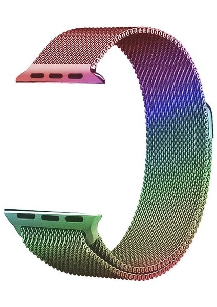 Apple Watch 2 3 4 5 6 Se Nike 38MM 40MM Uyumlu Kayış Milano Loop Metal Örgü Kordon