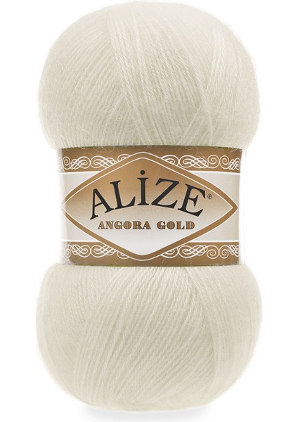 Angora Gold El Örgü Ipi 001 Krem