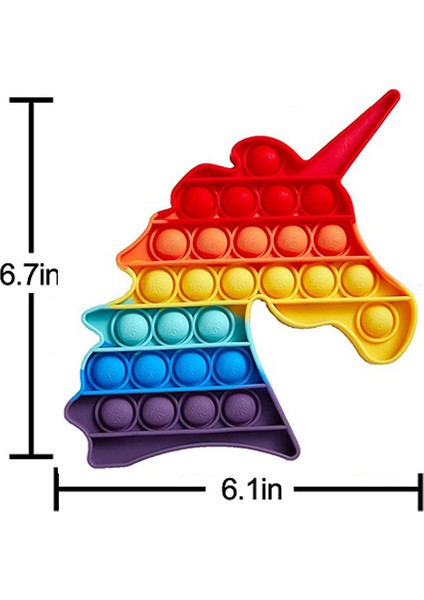3 Adet Fidget Oyuncak Pop Bubble Fidget Duyusal Oyuncak(Yurt Dışından)