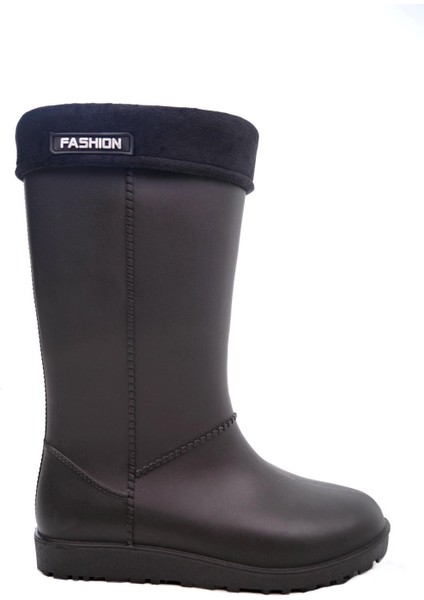 Siyah Kadın Geniş Kalıp Yağmur Çizmesi GC2KZM.00623 fiyatları