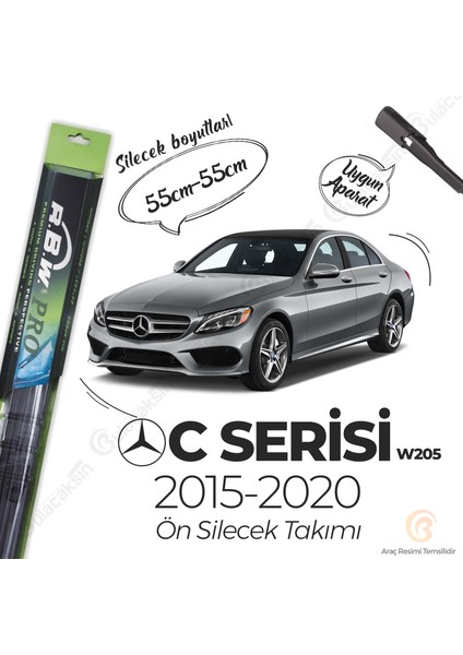 Mercedes C Serisi W205 Muz Silecek Takımı (2015-2019) Pro modelleri