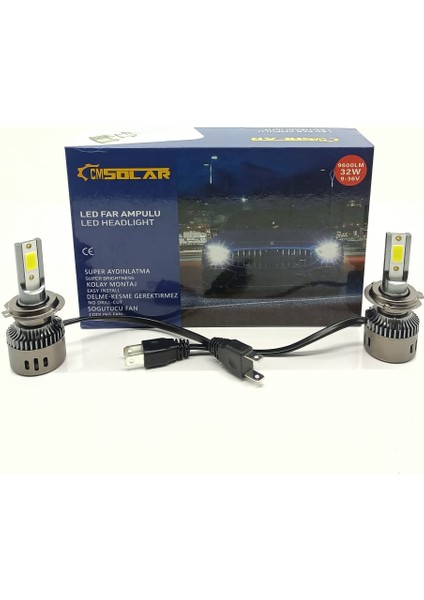 LED Xenon Ampul H7 Takım (2 Adet)