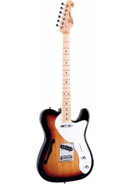 Telecaster Elektro Gitar (3-Tone Sunburst)