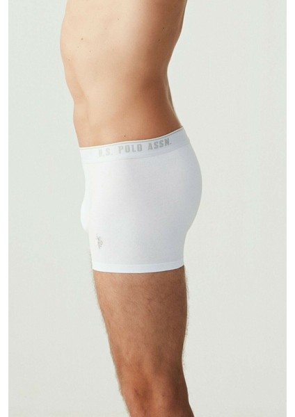 U.S. Polo Assn. 80097 Erkek 3'lü Boxer - Beyaz fiyatları