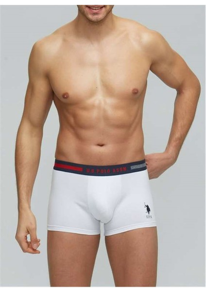 80155 Erkek 3'lü Boxer - Lacivert&grimelanj&beyaz modelleri