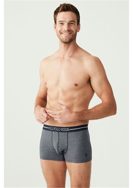 80306 Erkek 3'lü Boxer - Lacivert modelleri