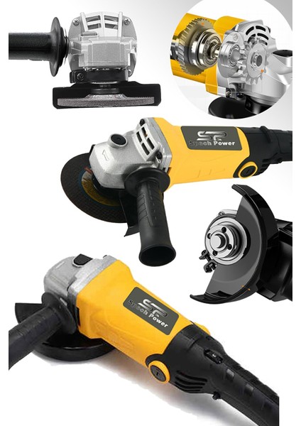 Spark Professional Devir Ayarlı Taşlama Metal Kesim Sriral Taşlama Makinesi