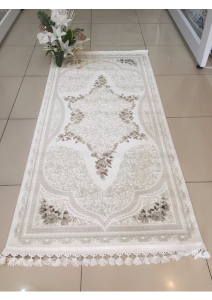 Çırağan Koleksiyonu Düz Vizon 100X200 Yolluk