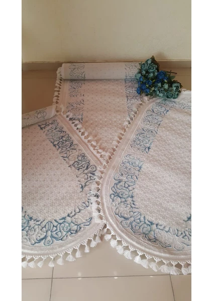 Trendy Halı  Çırağan Koleksiyonu  Yolluk Takımı 80X150 2 Adet 80X300 1 Adet Şeklinde Set