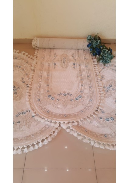 Çırağan Koleksiyonu Yolluk Takımı 80X150 2 Adet 80X300 1 Adet Şeklinde Set