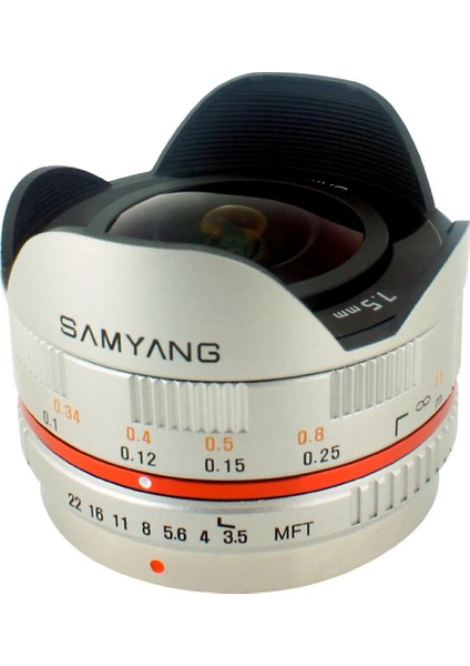 7.5 mm F/3.5 Umc Fisheye Lens Gümüş