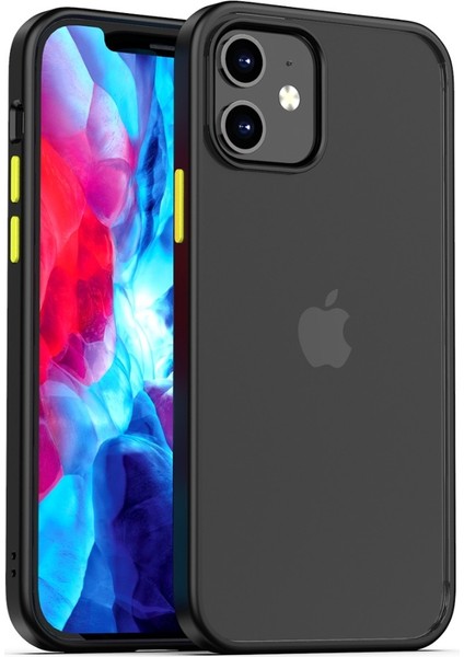Elit Shine iPhone 12 Mini Kapak Siyah