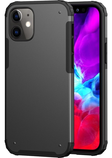 Elit Mist iPhone 12 Mini Opak Siyah Kapak
